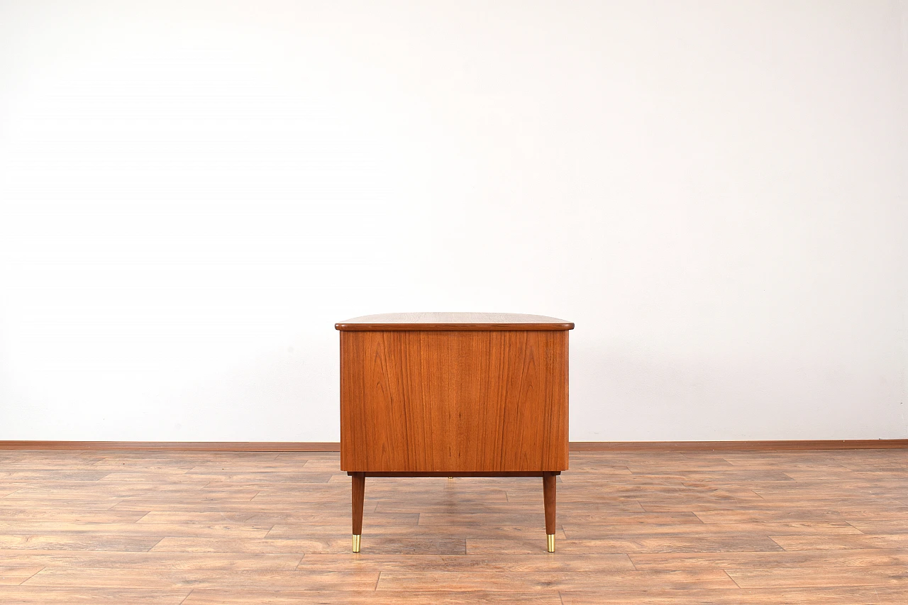 Scrivania Mid-Century in teak organico di Sola Møbler, anni '60 10