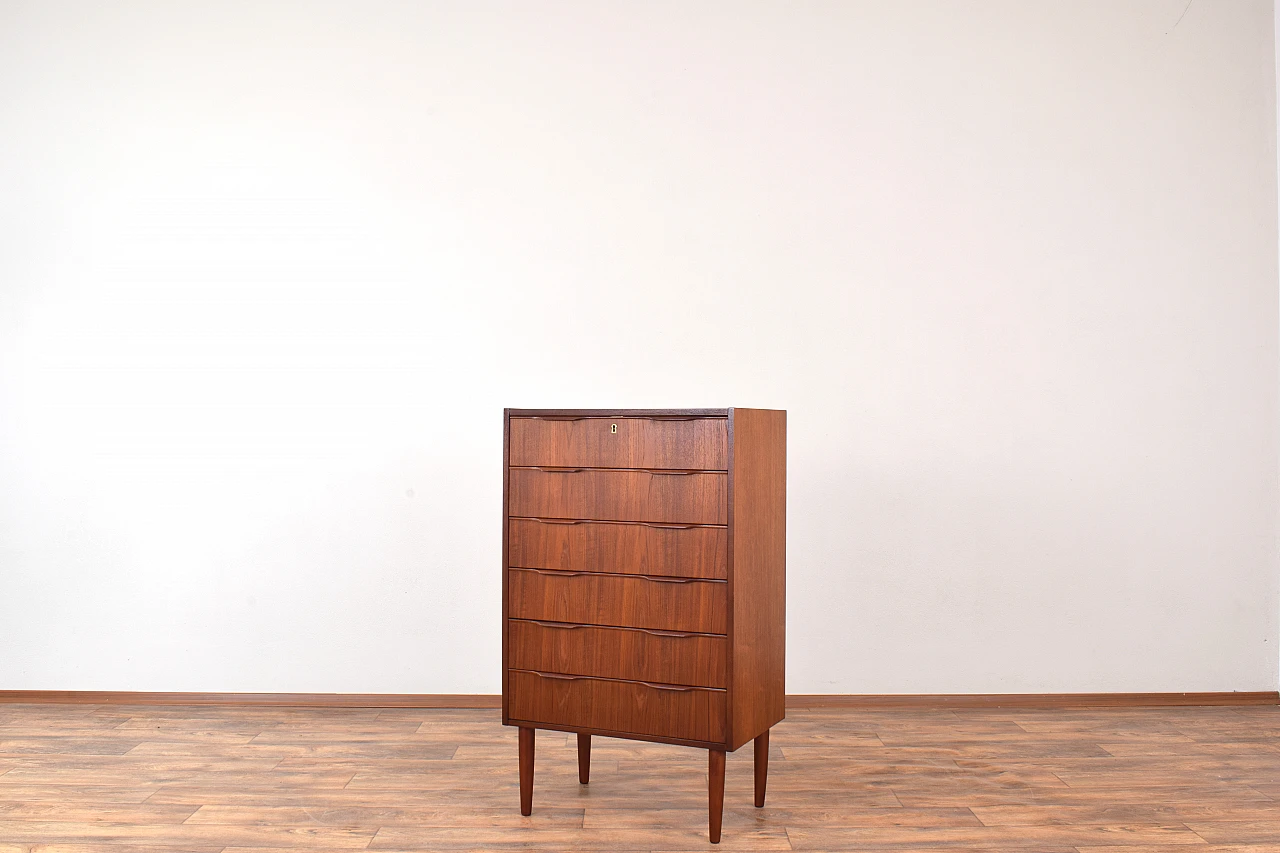 Mid-Century Danish Teak Chest of Drawers, 1960s 3