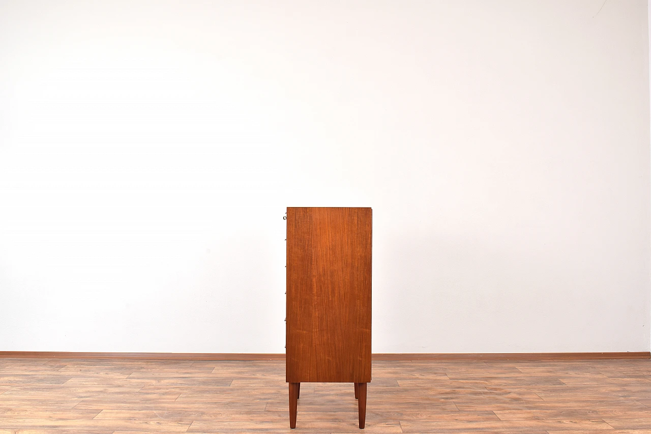 Cassettiera Mid-Century in teak, Danimarca, anni '60 5