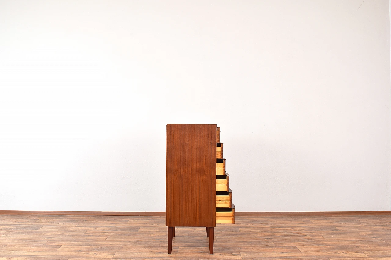 Cassettiera Mid-Century in teak, Danimarca, anni '60 7