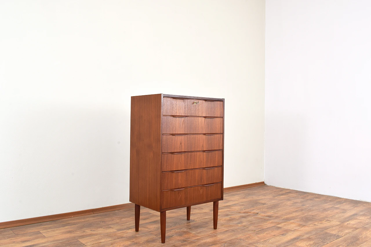 Mid-Century Danish Teak Chest of Drawers, 1960s 8