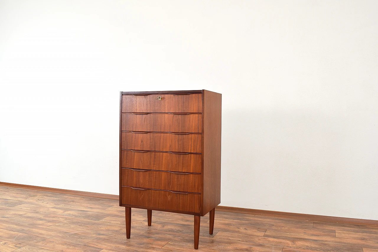 Mid-Century Danish Teak Chest of Drawers, 1960s 9