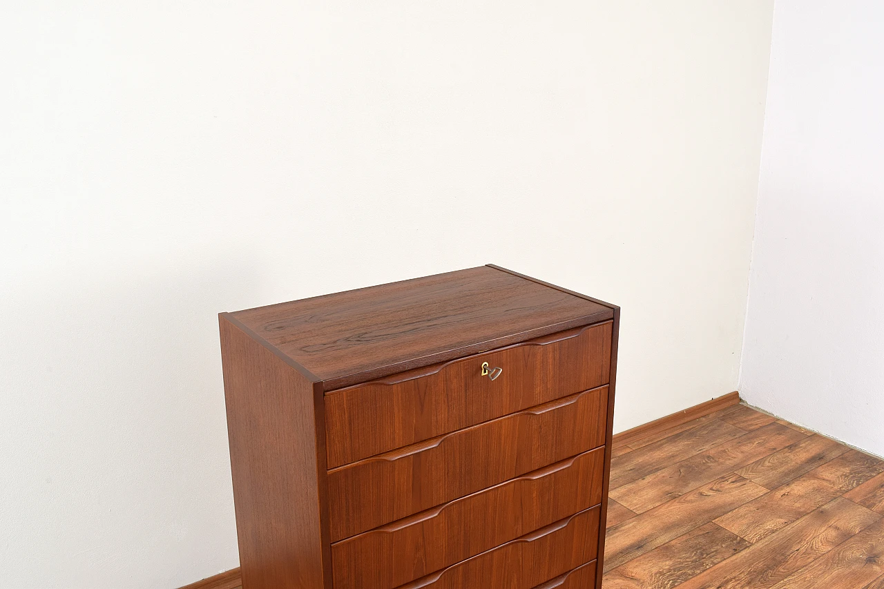 Mid-Century Danish Teak Chest of Drawers, 1960s 10