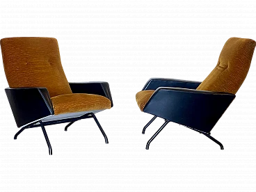 Pair of armchairs in the style of Gio Ponti from the 1960s