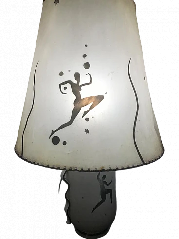 Lamp by Giovanni Gariboldi for Galvani, 30s