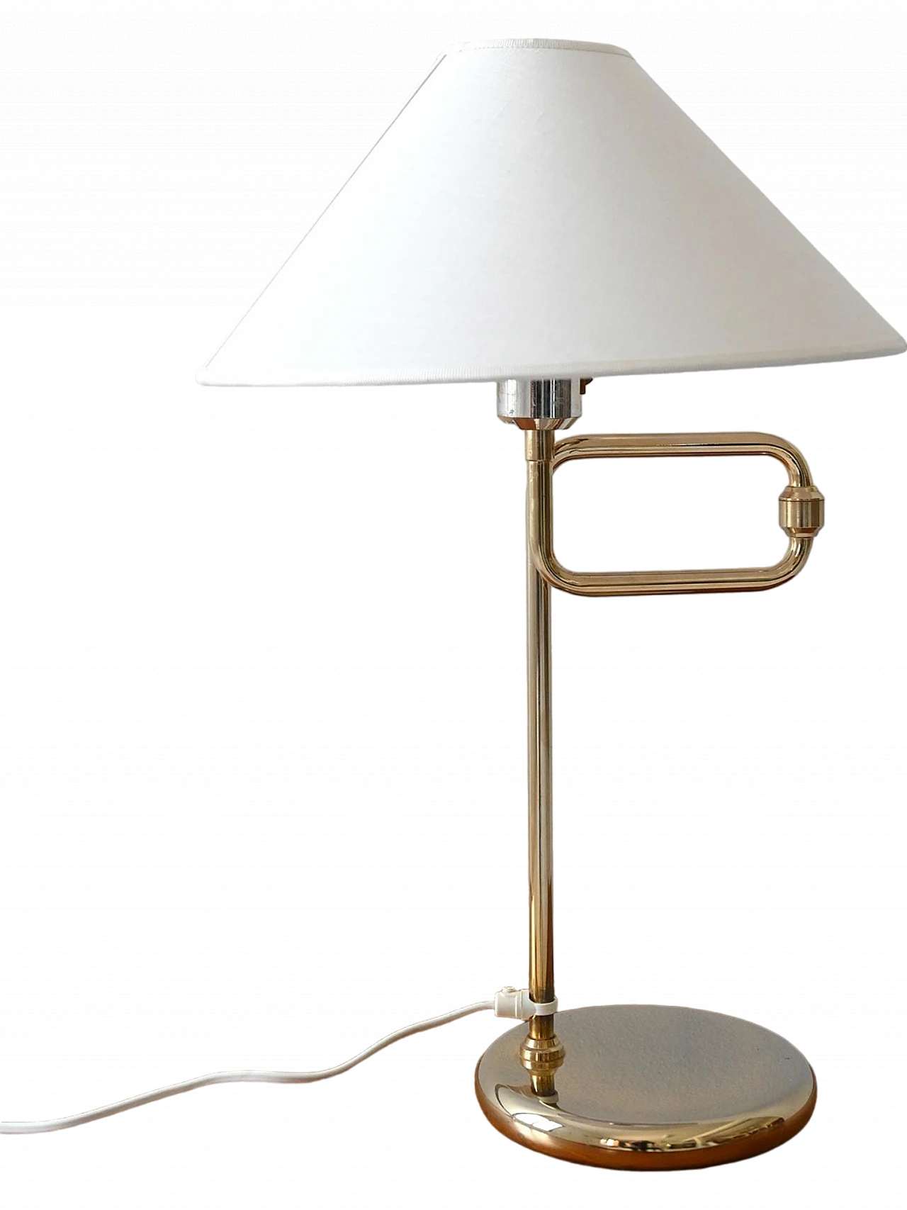 Golden table lamp from the 70s 11