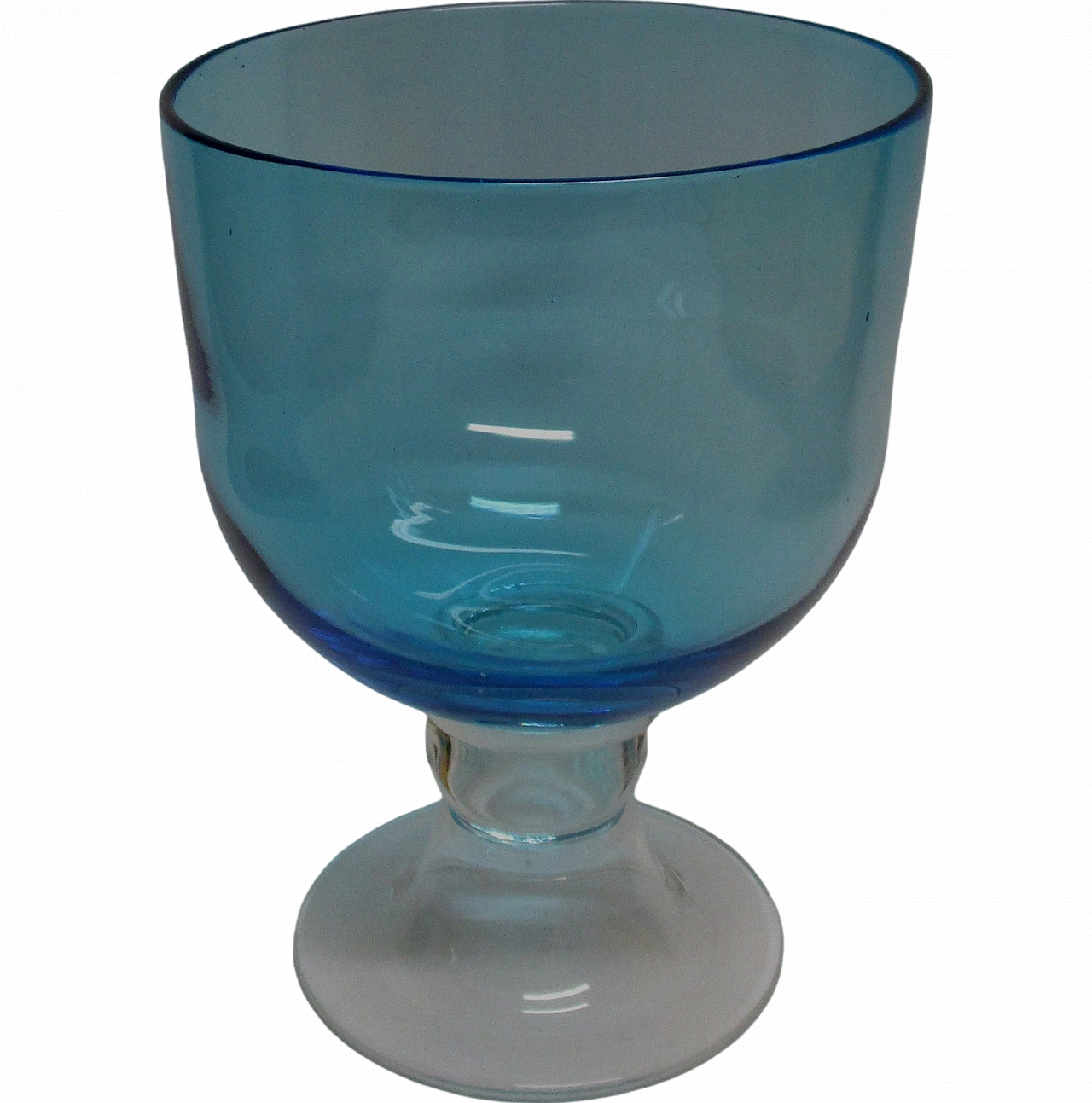 Artistic blown Murano glass vase from the 1960s 7