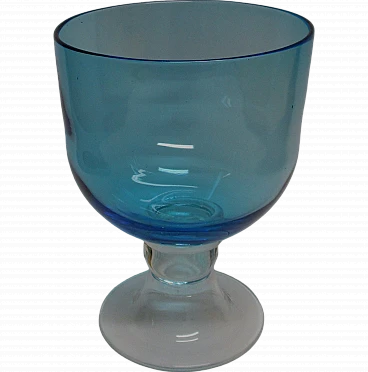 Artistic blown Murano glass vase from the 1960s