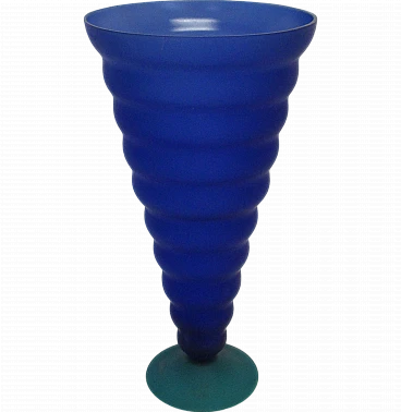 Artistic Murano glass vase from the 1970s