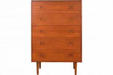 Mid-Century Danish teak chest of drawers, 1960s