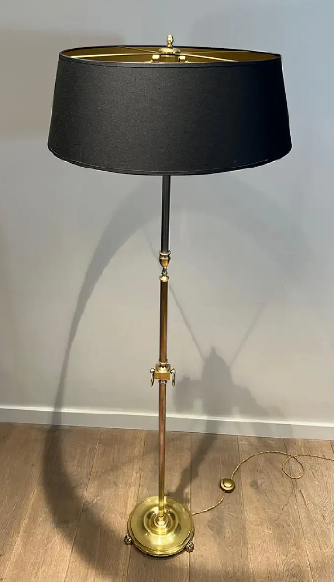 Neoclassical style brass lamp by Maison Jansen, 1940s 2