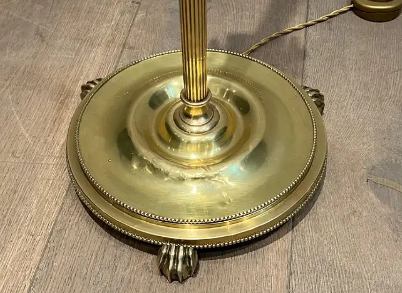 Neoclassical style brass lamp by Maison Jansen, 1940s 8