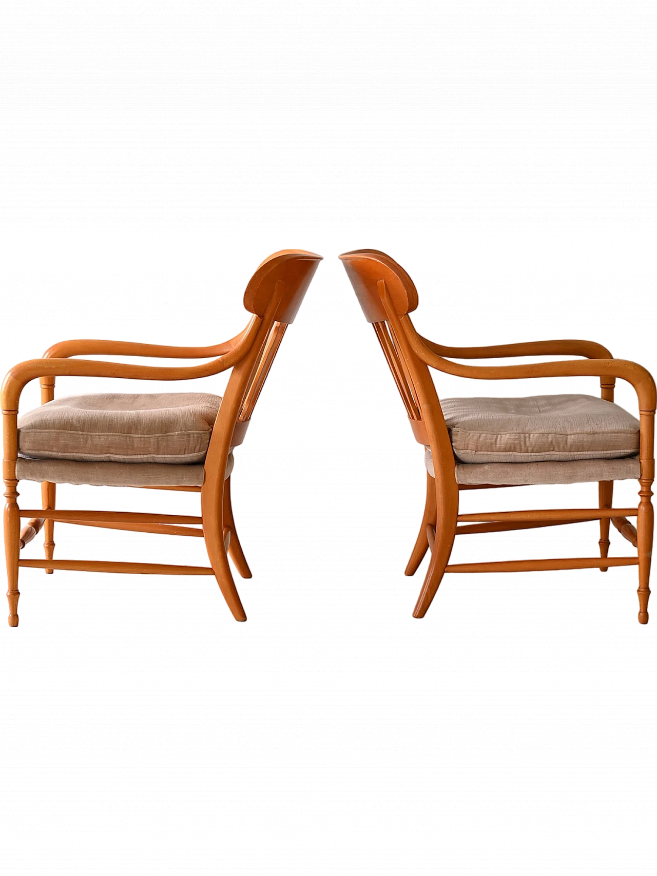 Pair of La Concha chairs by Bjorn, 1960s 13