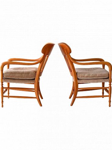 Pair of La Concha chairs by Bjorn, 1960s