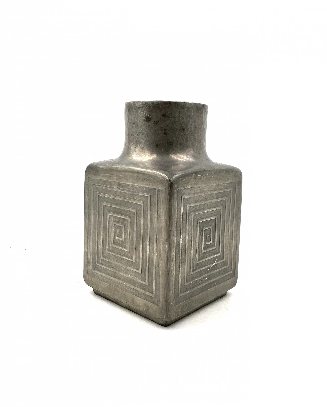 Mid-century metal vase di Bellotti, 1960 1