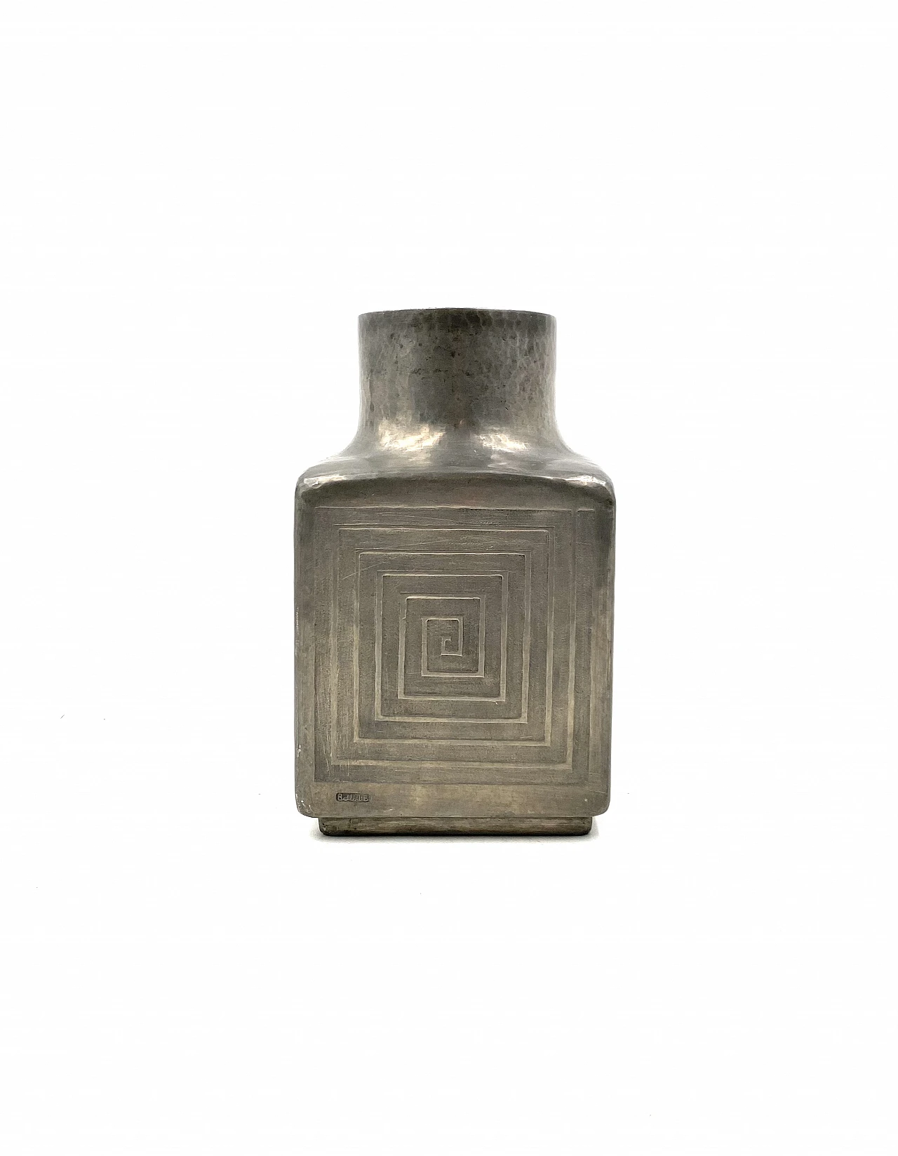 Mid-century metal vase di Bellotti, 1960 2