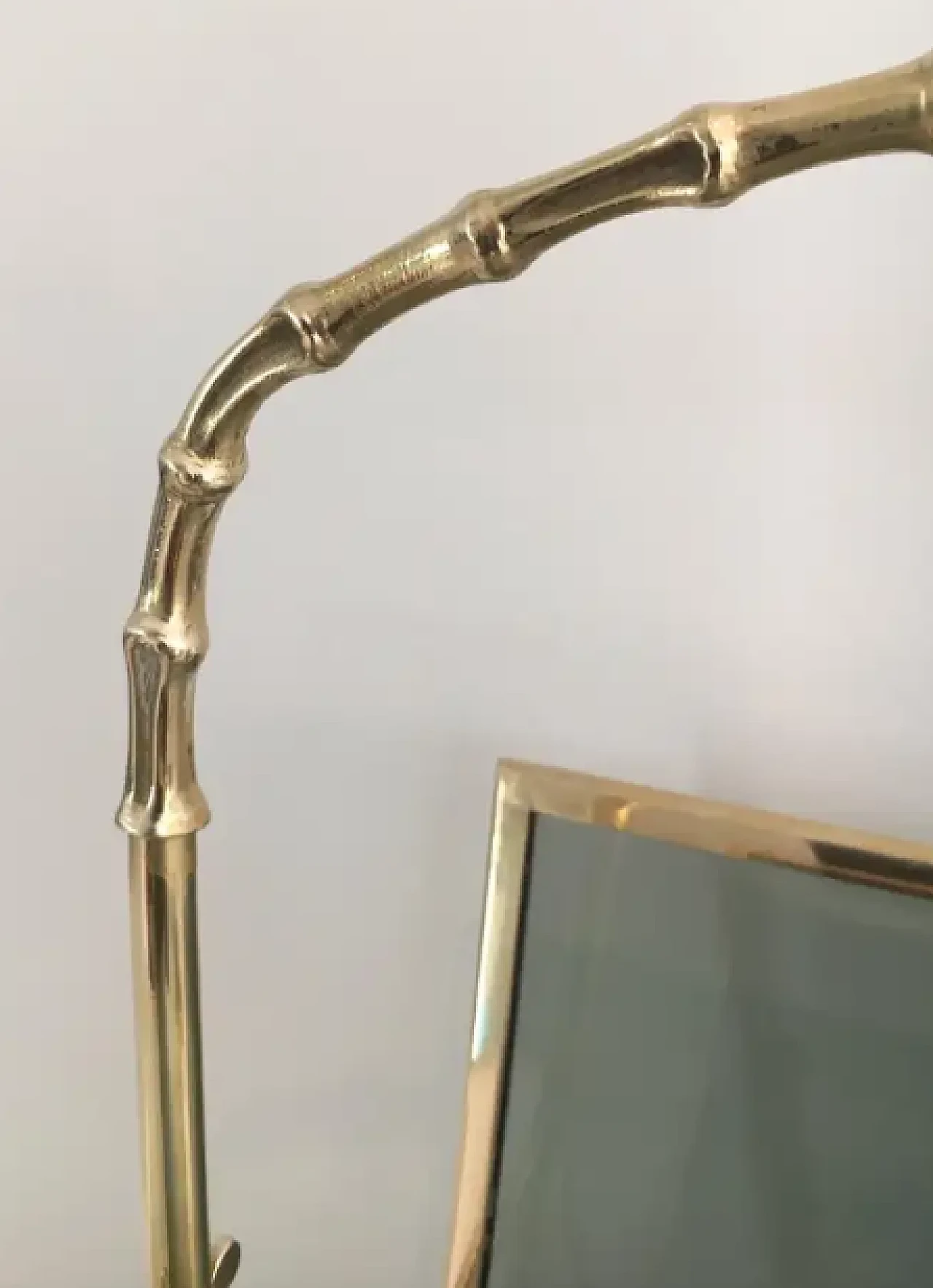 Faux-bamboo bronze magazine rack by Maison Baguès, 1940s 10