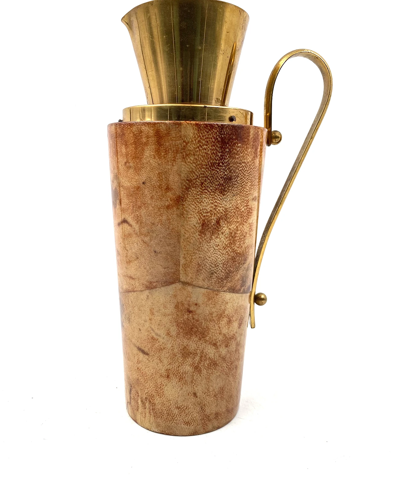 Barware thermos di Aldo Tura per Macabo parchment, anni '50 5