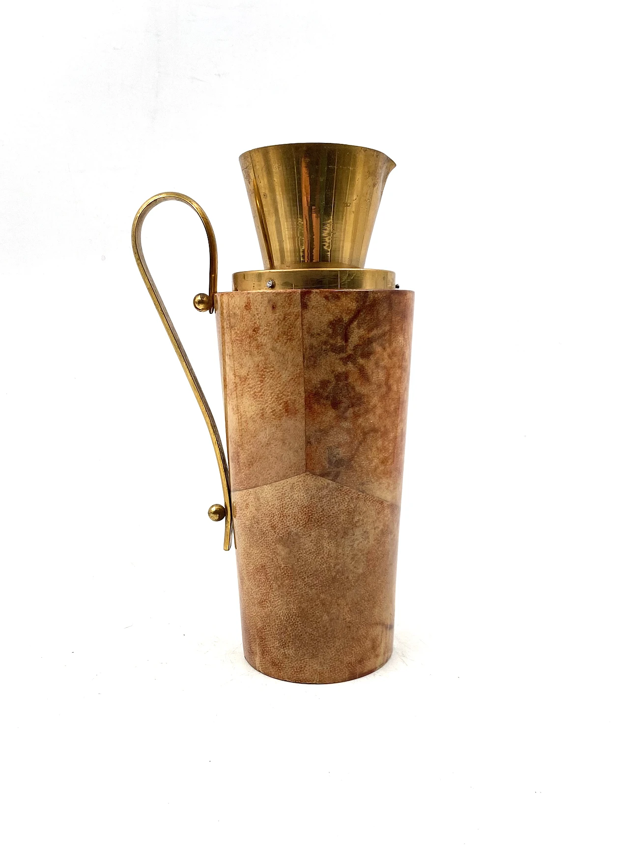 Barware thermos di Aldo Tura per Macabo parchment, anni '50 11