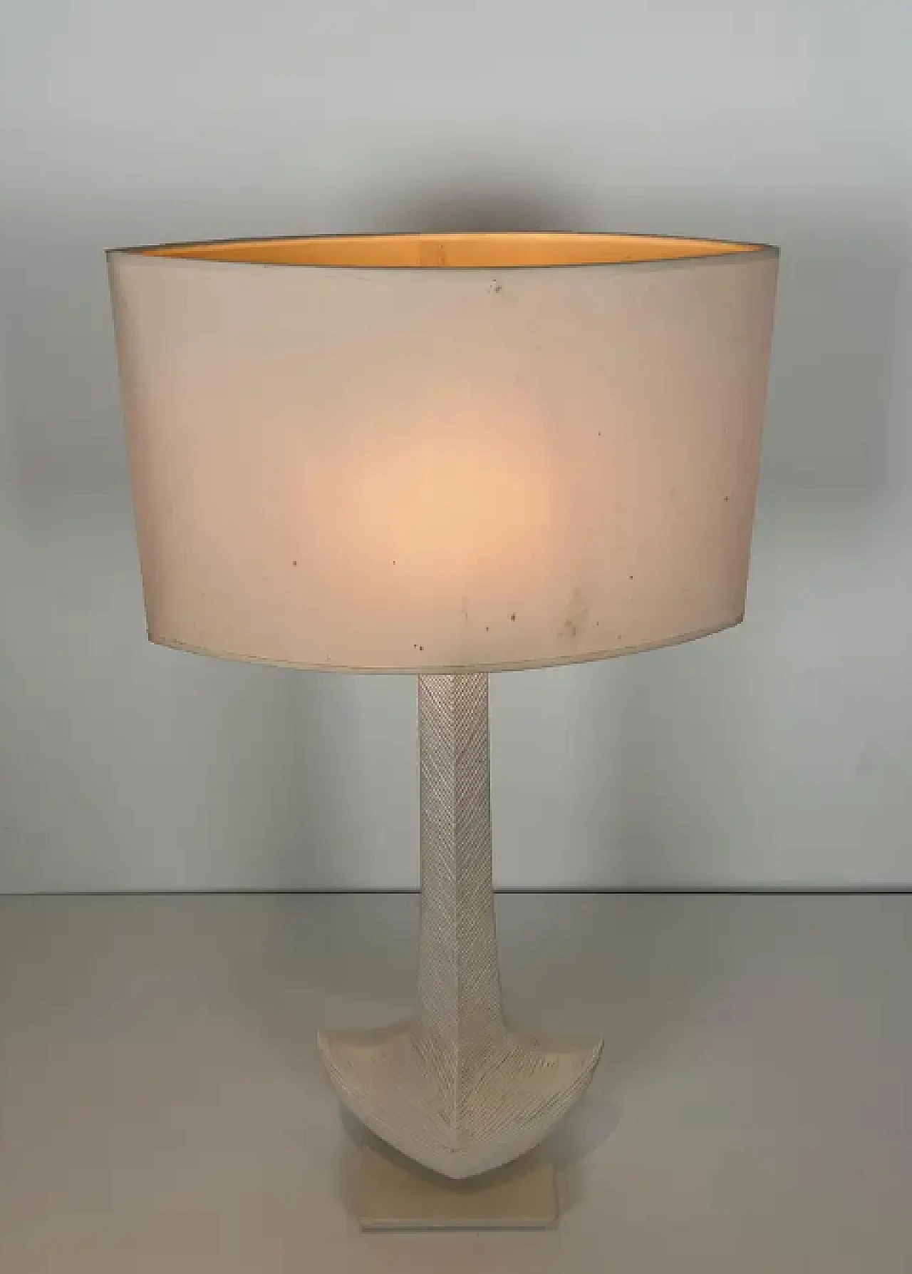 Design ceramic table lamp by L Drummer. Vers, 1970s 2