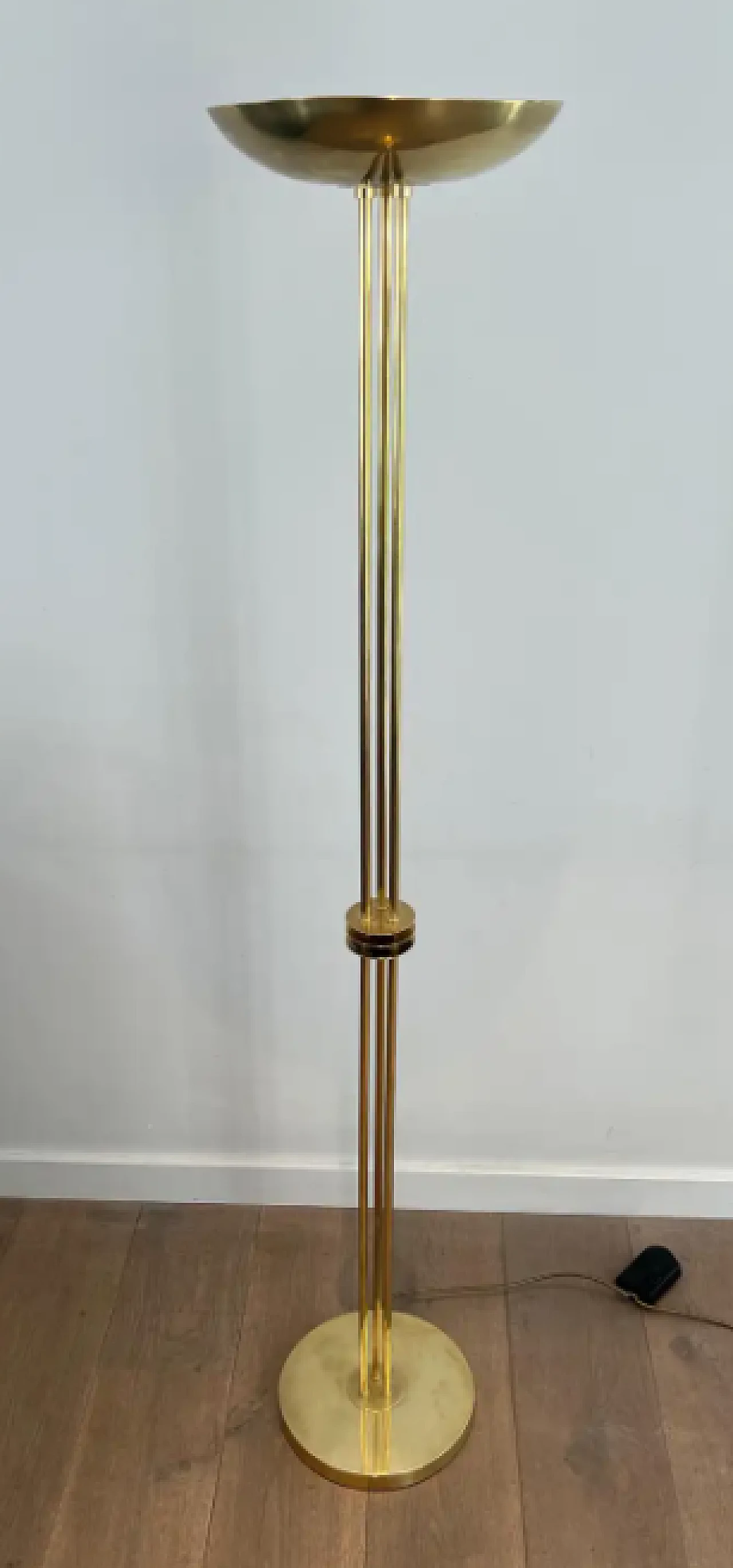 Brass floor lamp, 1970s 2