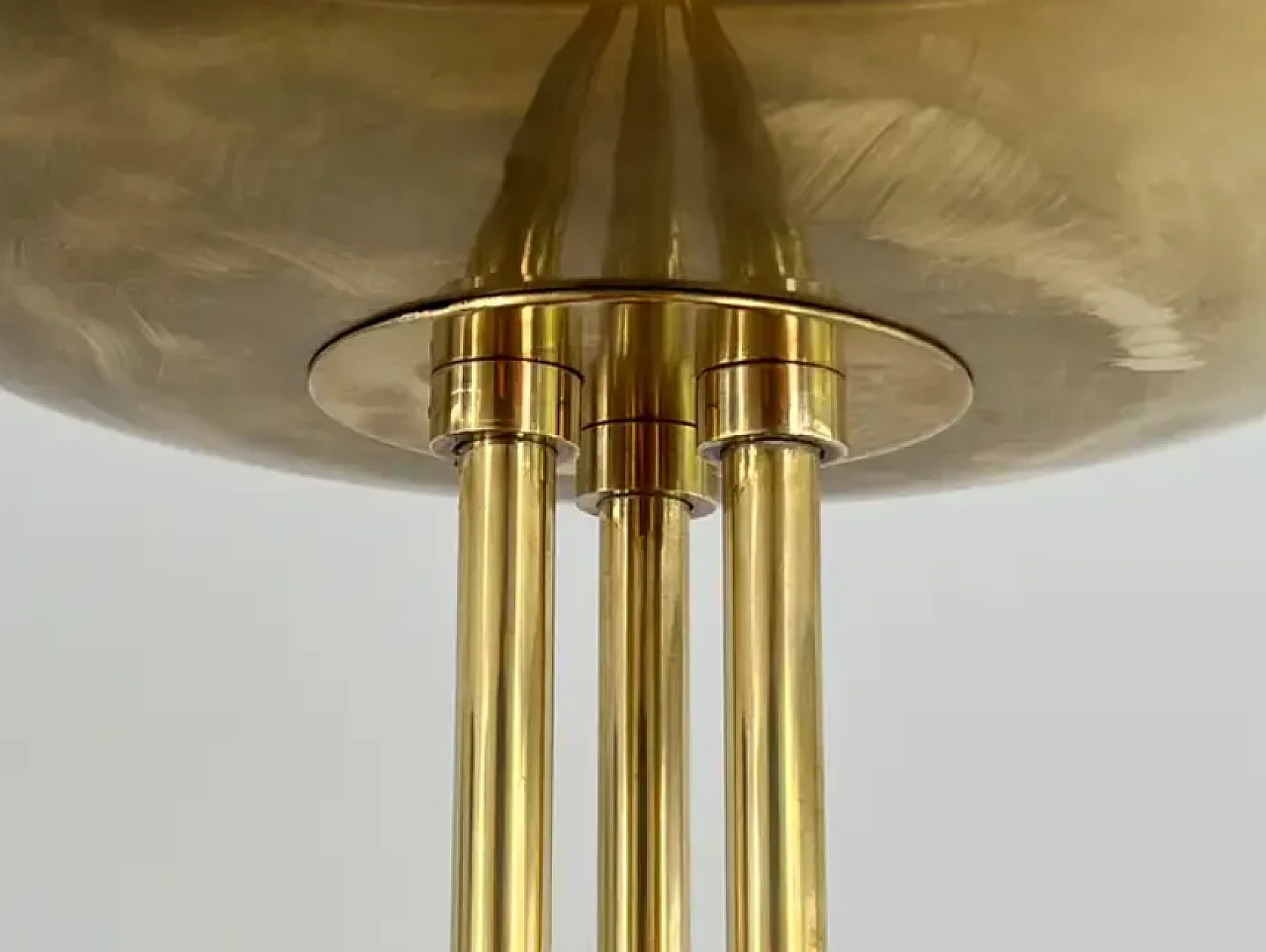 Brass floor lamp, 1970s 5