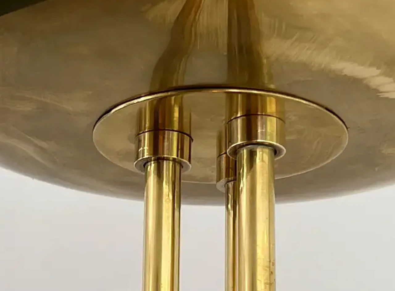 Brass floor lamp, 1970s 11