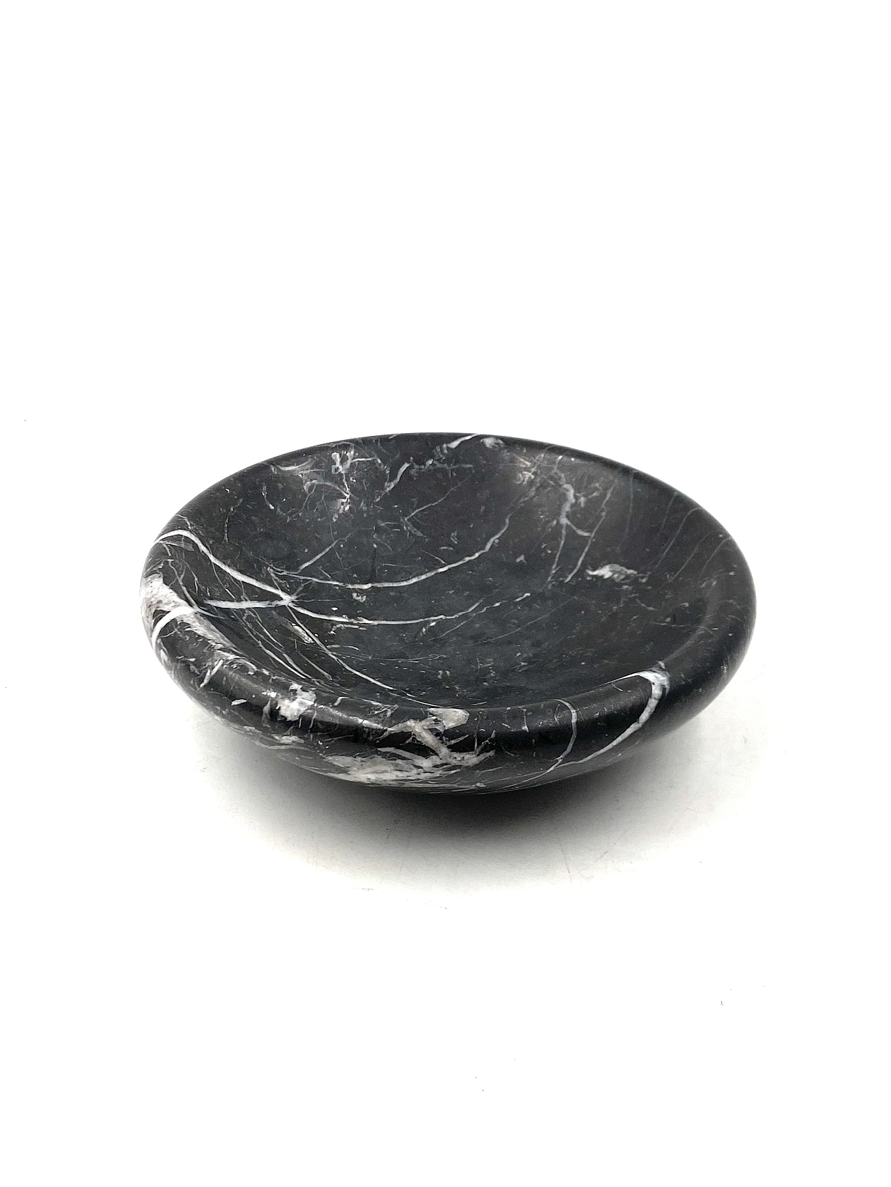 Black marble vide poche / ashtray, Casigliani Italy, 1970s 6