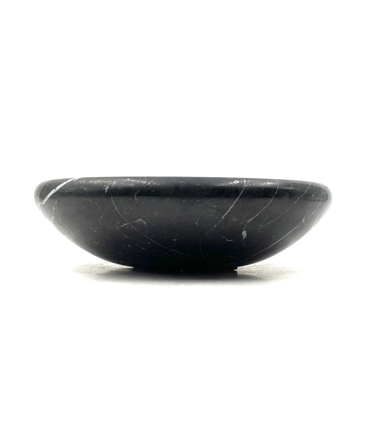 Black marble vide poche / ashtray, Casigliani Italy, 1970s 9