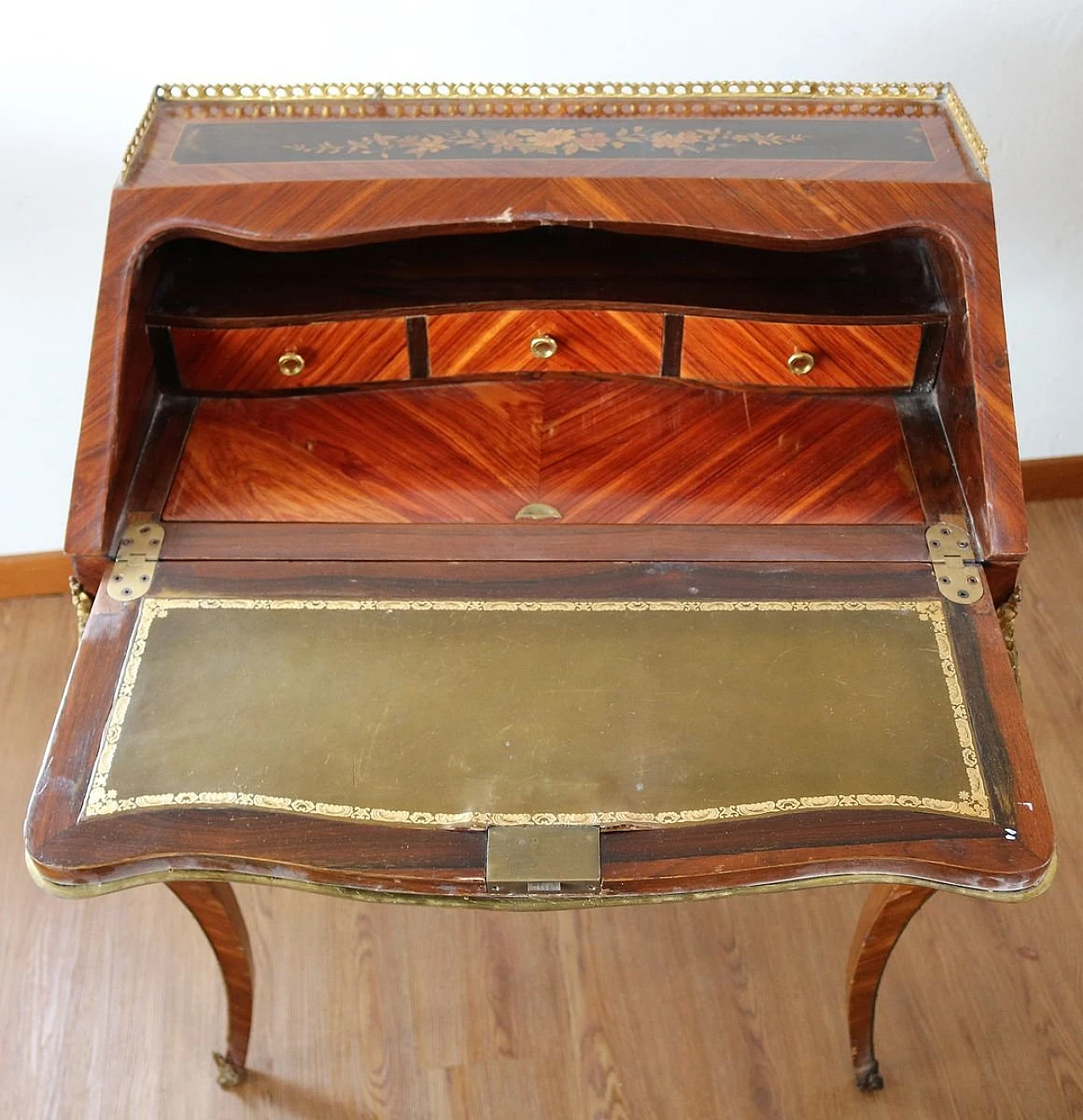 Louis XVI French Flap Desk 7