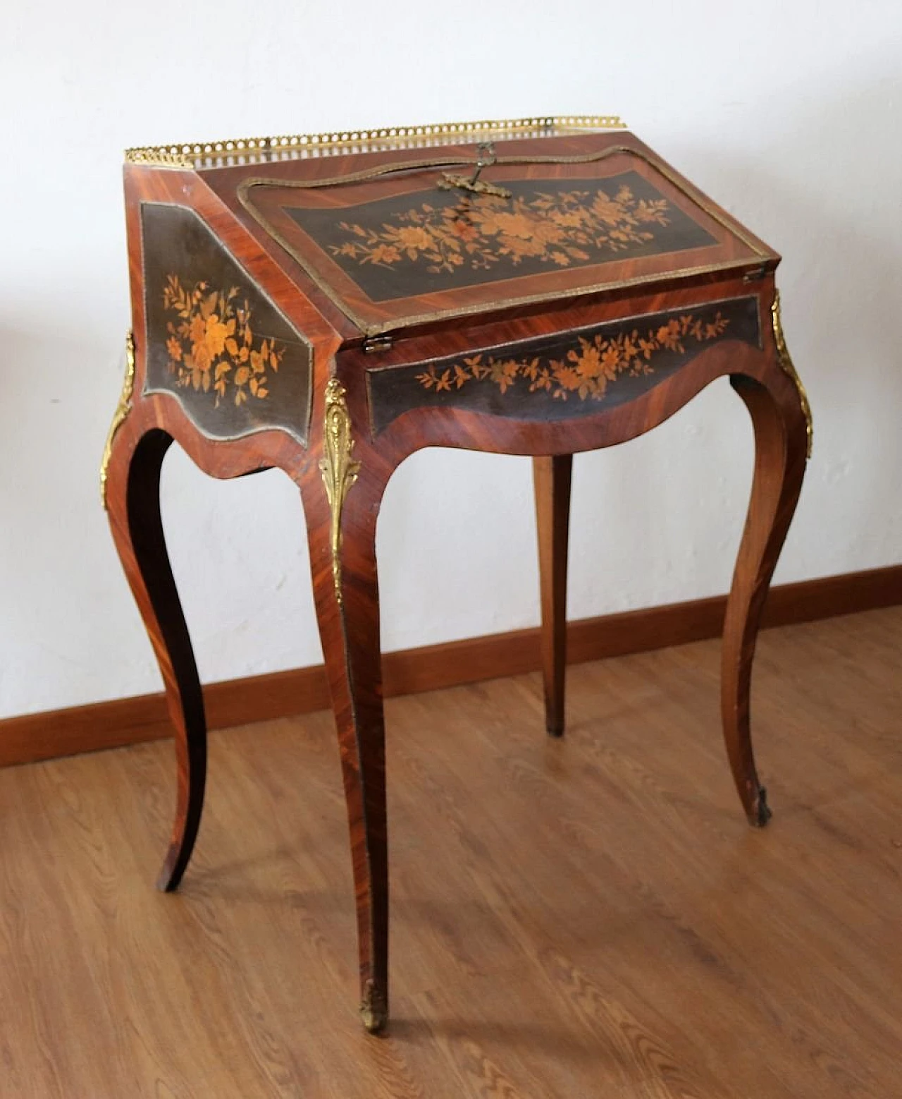 Louis XVI French Flap Desk 10