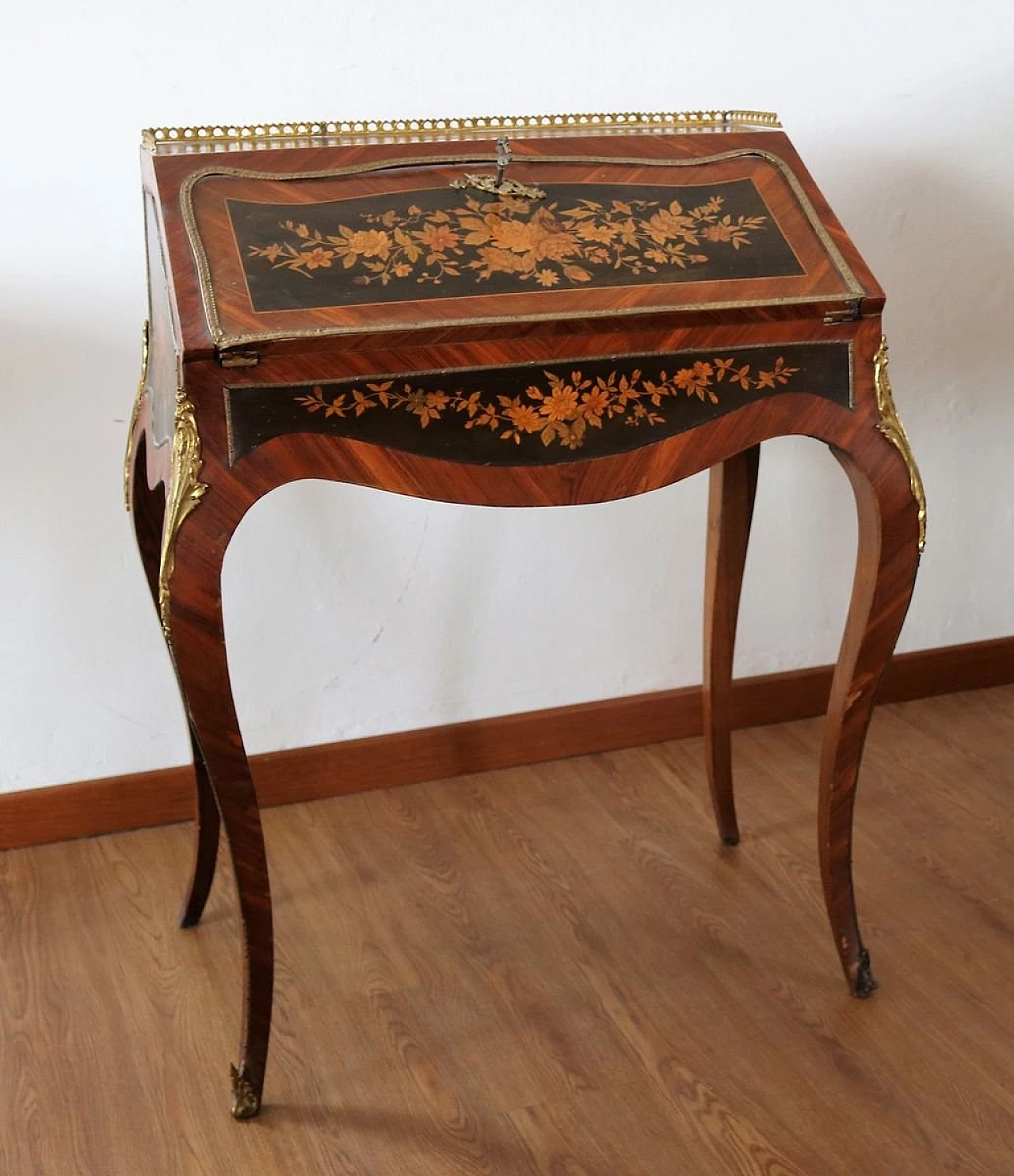 Louis XVI French Flap Desk 11