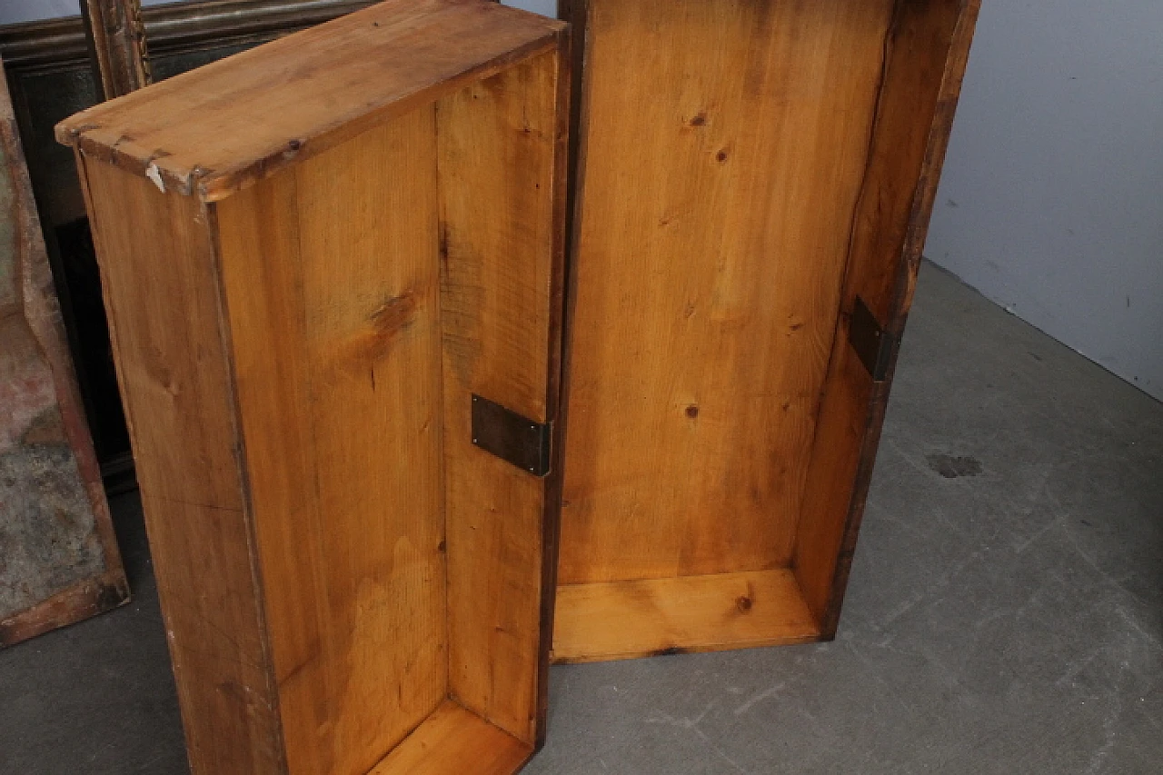 Chest of drawers in solid cappuccino blond walnut and burl, 1850 13