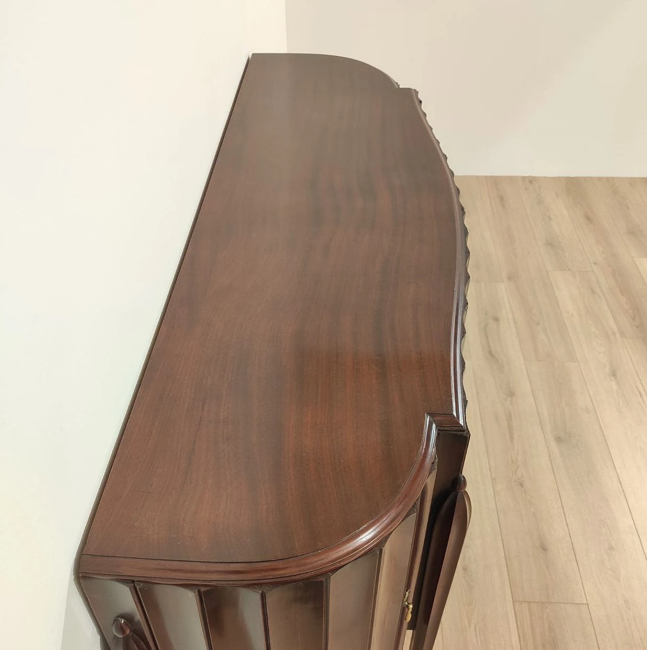 Mahogany sideboard designed by Ruhlman, 1940s 5