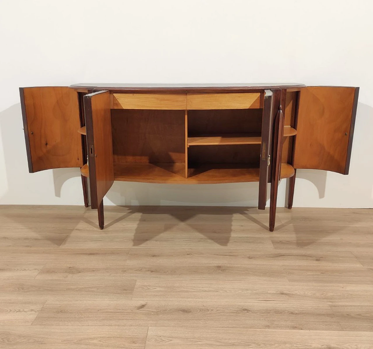 Mahogany sideboard designed by Ruhlman, 1940s 6