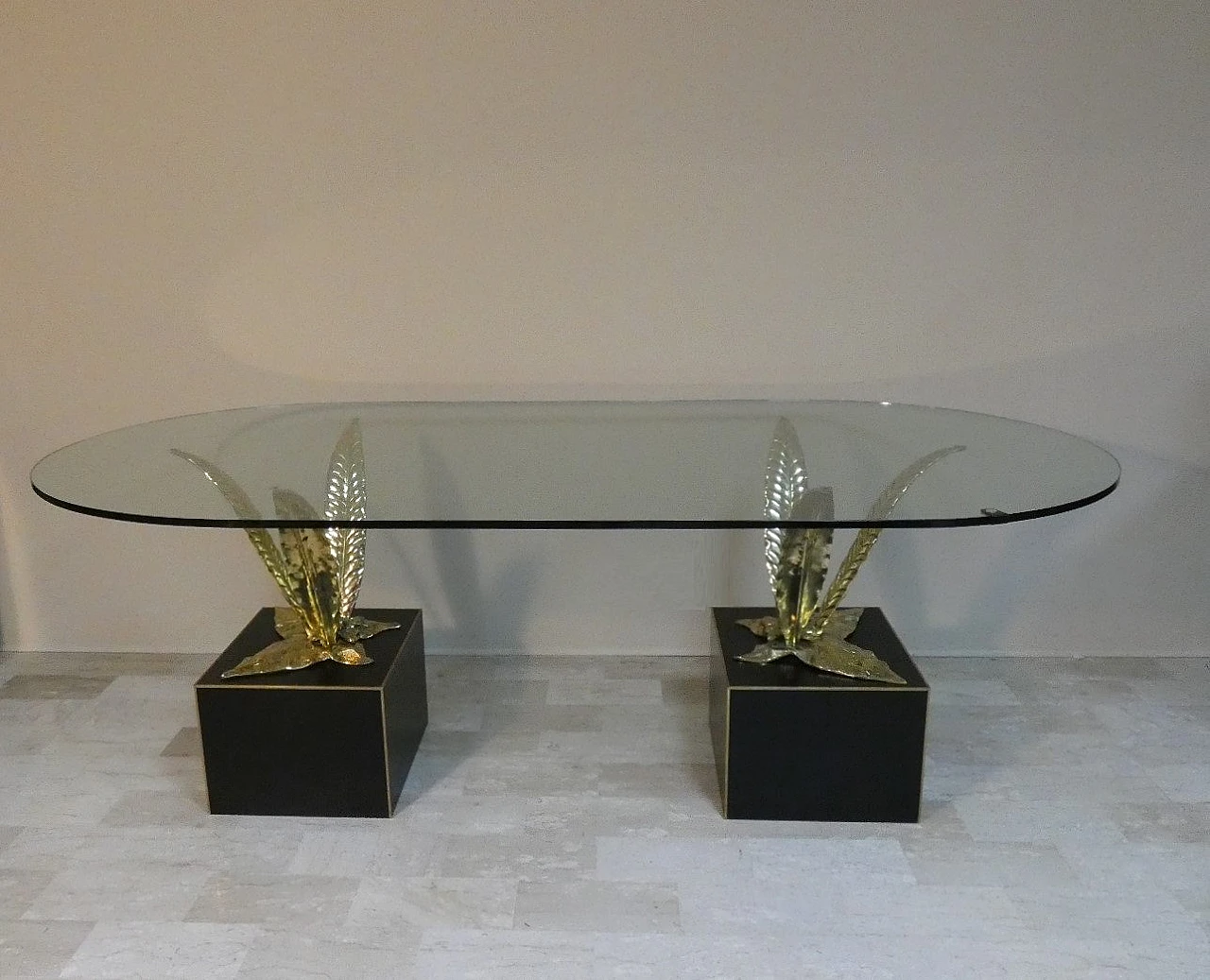 Bronze, Brass and Crystal Table by Gianni Versace for Versace Home, Italy, 1980s 26