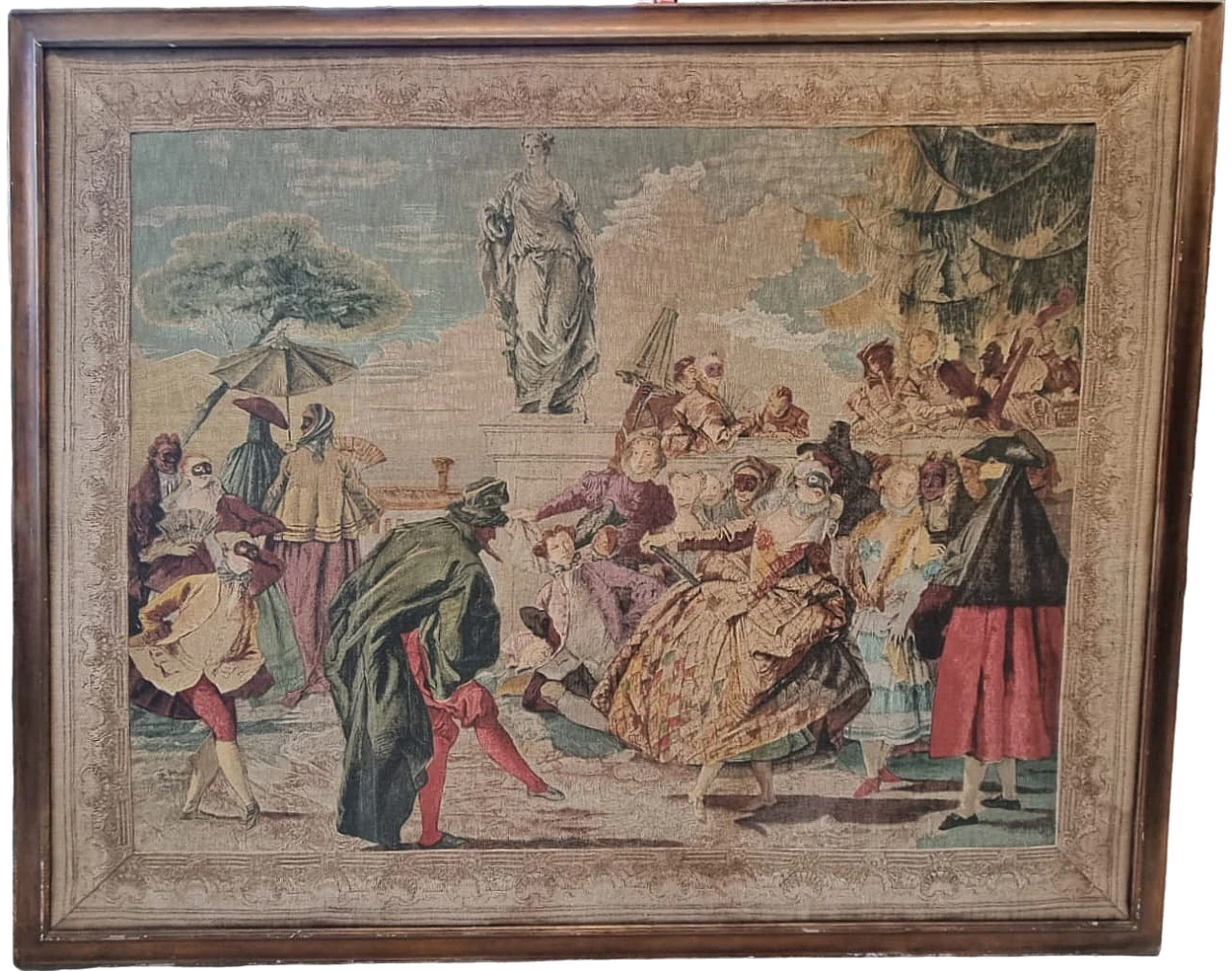 Tapestry inspired by the Minuet Carnival scene, 1960s 12