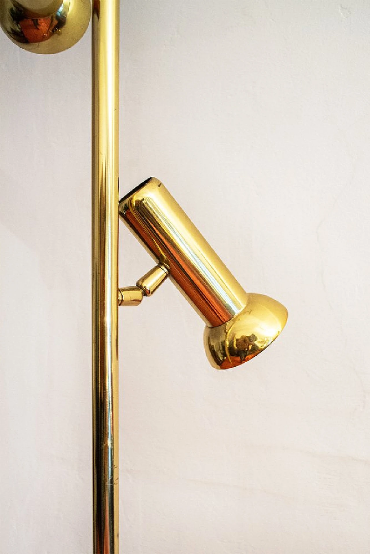 Three lights brass floor lamp by Goffredo Reggiani, 1970s 3