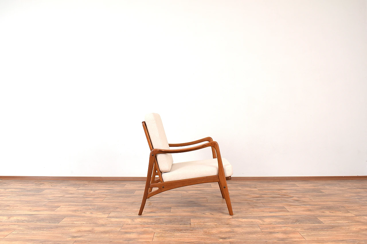 Mid-Century Danish Teak Lounge Chair, 1960s. 3