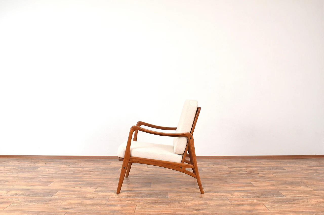 Mid-Century Danish Teak Lounge Chair, 1960s. 4