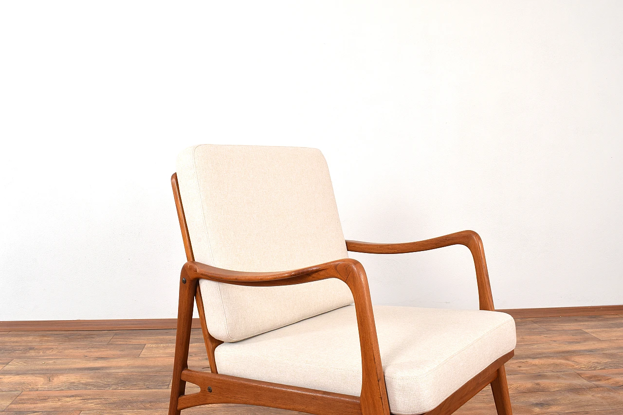 Mid-Century Danish Teak Lounge Chair, 1960s. 7