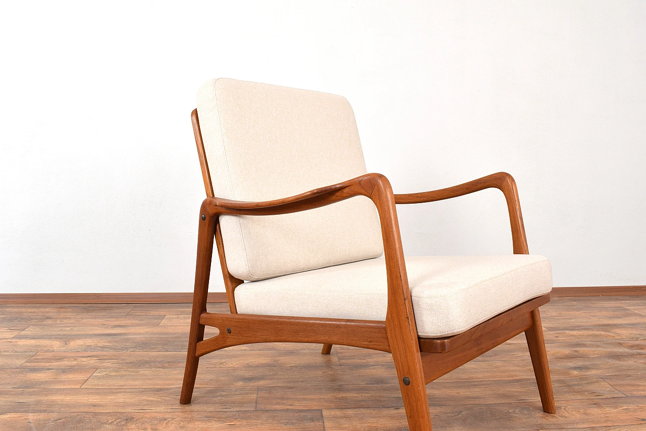 Mid-Century Danish Teak Lounge Chair, 1960s. 8