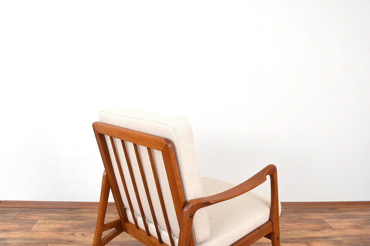 Mid-Century Danish Teak Lounge Chair, 1960s. 11