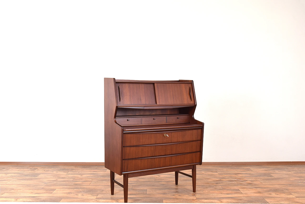 Mid-Century Danish Teak Secretary, 1960s 2