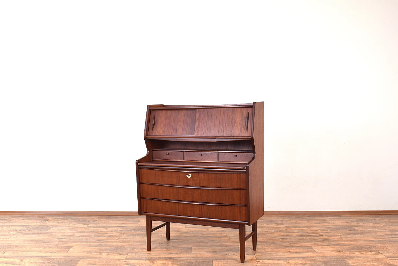 Mid-Century Danish Teak Secretary, 1960s 3