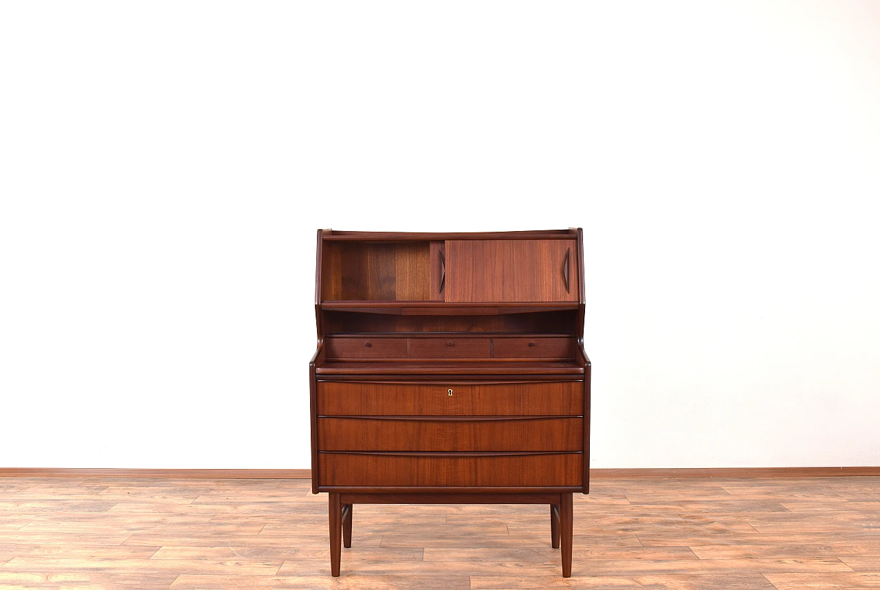 Mid-Century Danish Teak Secretary, 1960s 5