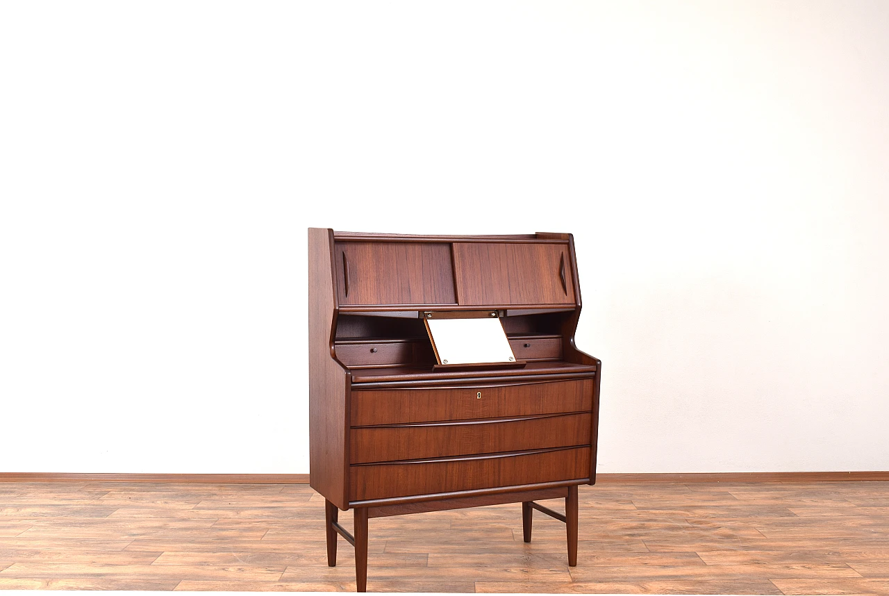 Mid-Century Danish Teak Secretary, 1960s 6