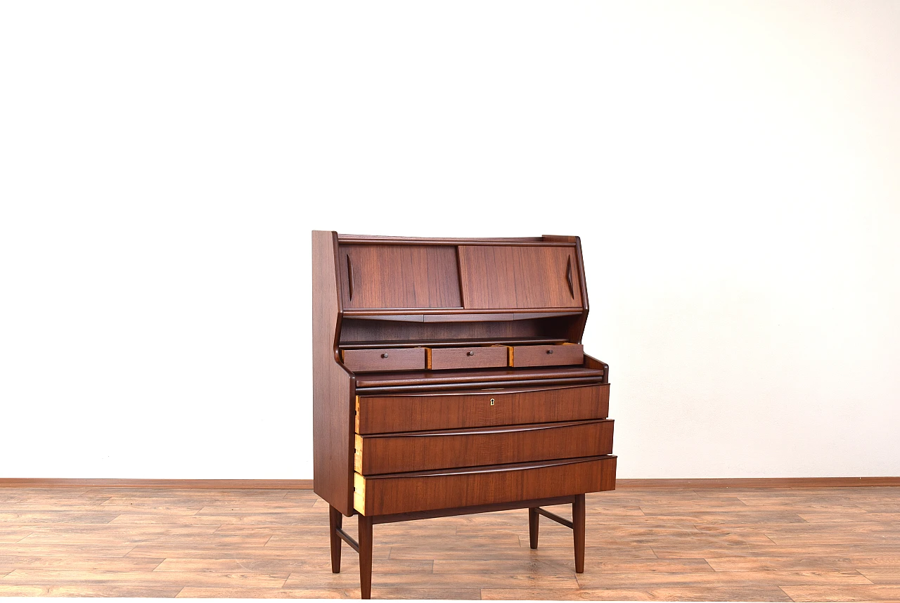 Mid-Century Danish Teak Secretary, 1960s 7