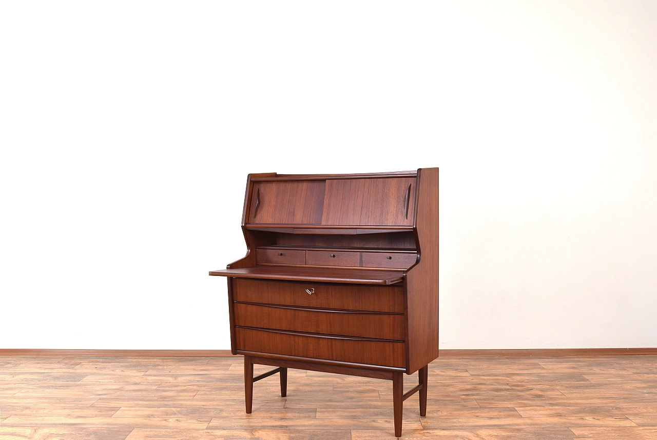 Mid-Century Danish Teak Secretary, 1960s 8