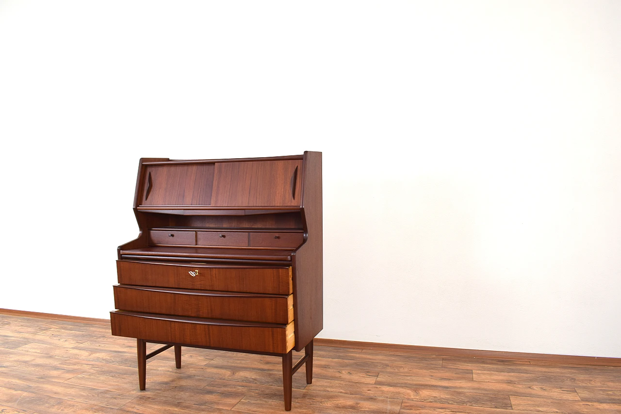 Mid-Century Danish Teak Secretary, 1960s 14